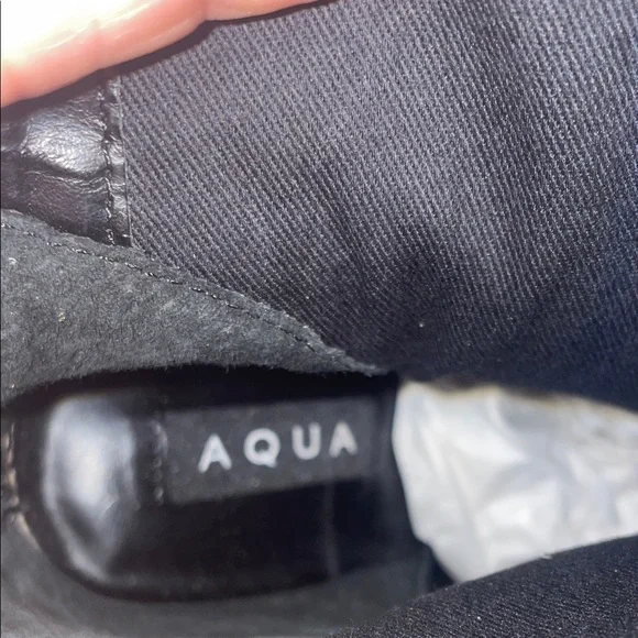 #59 Aqua Soren Brown Snakeskin patterned heeled Ankle Boots sz 8 NWOT - Picture 2 of 8